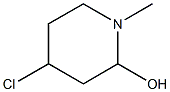 4-chloro-1-methylpiperidinol Struktur