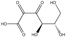 (4R,5S)-4,5,6-trihydroxy-2,3-dioxo-hexanoic acid Struktur