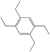 1,2,4,5-Tetraethylbenzene. Struktur