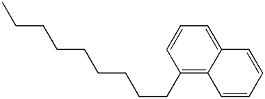 1-n-Nonylnaphthalene. Struktur