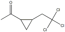 Cyclopropane, 1-acetyl-2-(2,2,2-trichloroethyl)- Struktur