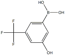 3-Hydroxy-5-(trifluoromethyl)benzeneboronic acid Struktur