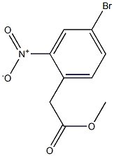 Methyl 4-bromo-2-nitrophenylacetate 98% Struktur