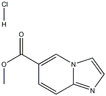 Methyl imidazo[1,2-a]pyridine-6-carboxylate hydrochloride Struktur