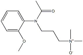 3-(N-(2-METHOXYPHENYL)ACETAMIDO)-N,N-DIMETHYLPROPAN-1-AMINE OXIDE Struktur