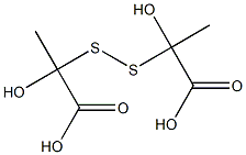 dithiodilactic acid Struktur