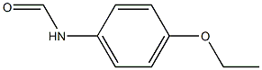 N-formyl-p-phenetidine Struktur