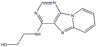 2-(pyrido(1,2-e)purin-4-yl)amino-ethanol Struktur