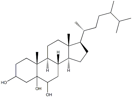 24-methylcholestane-3,5,6-triol Struktur