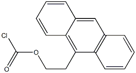 2-(9-anthryl)ethyl chloroformate Struktur