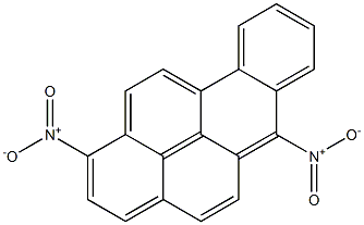 1,6-dinitrobenzo(a)pyrene Struktur