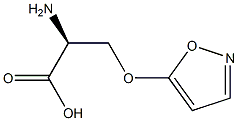 O-(5-isoxazolyl)serine Struktur