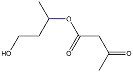 1,3-butanediol 3-monoacetoacetate Struktur