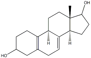 estra-5(10),7-diene-3,17-diol Struktur