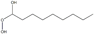 1-hydroxy-1-hydroperoxynonane Struktur