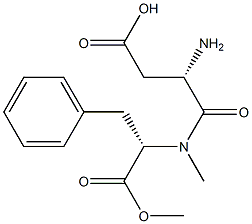 aspartyl-methylphenylalanine methyl ester Struktur