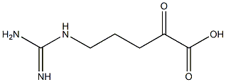 2-ketoarginine Struktur