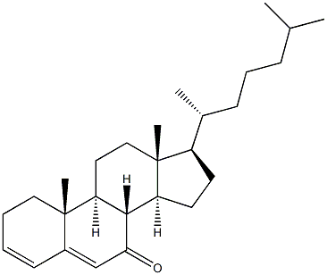 cholest-3,5-dien-7-one Struktur