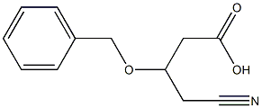 3-benzyloxy-4-cyanobutanoic acid Struktur