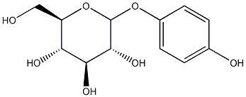 hydroquinoneglucoside Struktur