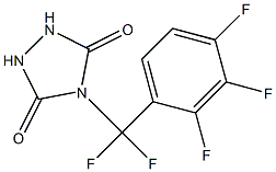 4-pentafluorobenzyl-1,2,4-triazolidine-3,5-dione Struktur