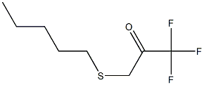 3-n-pentylthio-1,1,1-trifluoro-2-propanone Struktur