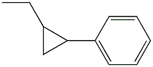 (2-phenylcyclopropyl)ethane Struktur