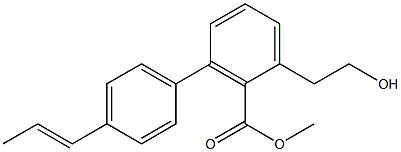 3-(4'-propenylphenyl)nortropane-2-carboxylic methyl ester Struktur