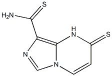 8-thiocarbamoyl-1,2-dihydroimidazo(1,5-a)pyrimidin-2(1H)-thione Struktur