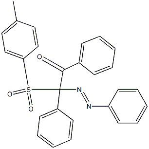 1,2-diphenyl-2-(phenyldiazenyl)-2-tosylethanone Struktur