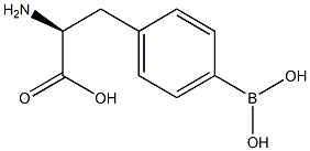 4-dihydroxyborylphenylalanine Struktur