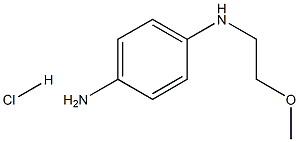 N-METHOXYETHYL-PARA-PHENYLENEDIAMINEHYDROCHLORIDE Struktur