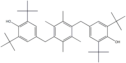 1,4-BIS-(3,5-DI-TERT-BUTYL-4-HYDROXYBENZYL)TETRAMETHYLBENZENE Struktur