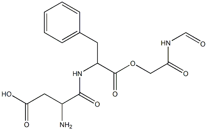 N-FORMYLCARBAMOYLASPARTAME Struktur