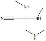 TRIMETHYLAMINOPROPIONITRILE Struktur