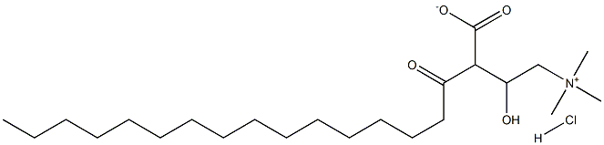 PALMITOYLCARNITINEHYDROCHLORIDE Struktur