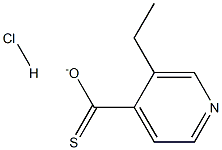 ETHYLTHIOISONICOTINATEHYDROCHLORIDE Struktur