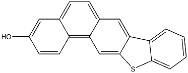 3-HYDROXY-BENZO[B]PHENANTHRO[2,3-D]THIOPHENE Struktur