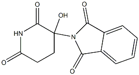 HYDROXYPHTHALIMIDOGLUTARIMIDE Struktur