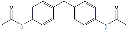 N,N'-DIACETYL-4,4'-DIAMINODIPHENYLMETHANE Struktur