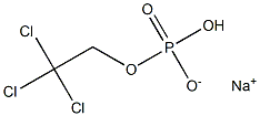 ETHANOL,2,2,2-TRICHLORO-,HYDROGENPHOSPHATE,SODIUMSALT Struktur