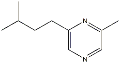 2-METHYL-6-(3-METHYLBUTYL)PYRAZINE Struktur