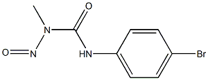 UREA,3-(PARA-BROMOPHENYL)-1-METHYL-1-NITROSO- Struktur