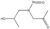 N-NITROSO-(2-HYDROXYPROPYL)(2-OXYPROPYL)AMINE Struktur