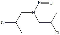 NITROSOBIS-(2-CHLOROPROPYL)-AMINE Struktur