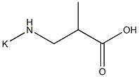 POTASSIUMAMINOISOBUTYRICACID Struktur