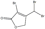 3-BROMO-4-(DIBROMOMETHYL)-2(5H)-FURANONE Struktur