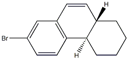 7-BROMO-TRANS-1,2,3,4,4A,10A-HEXAHYDROPHENANTHRENE Struktur