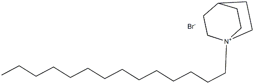 TETRADECYLQUINUCLIDINIUMBROMIDE Struktur