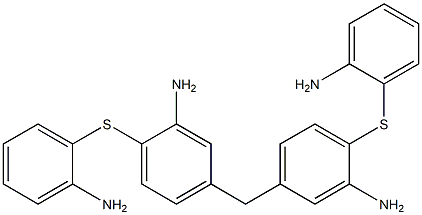 4,4'-METHYLENEBIS(2-AMINOPHENYLSULPHIDE) Struktur